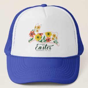 Happy Oaster Floral Bunny Sublimierung-66366 Truckerkappe
