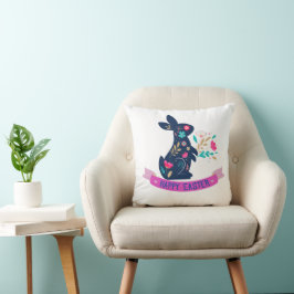 Happy Oaster Flower Bunny Kleinkind T - Shirt Kissen