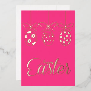 Happy Oaster Foil Luxuriöse Dekoration Stilvoll Folieneinladung