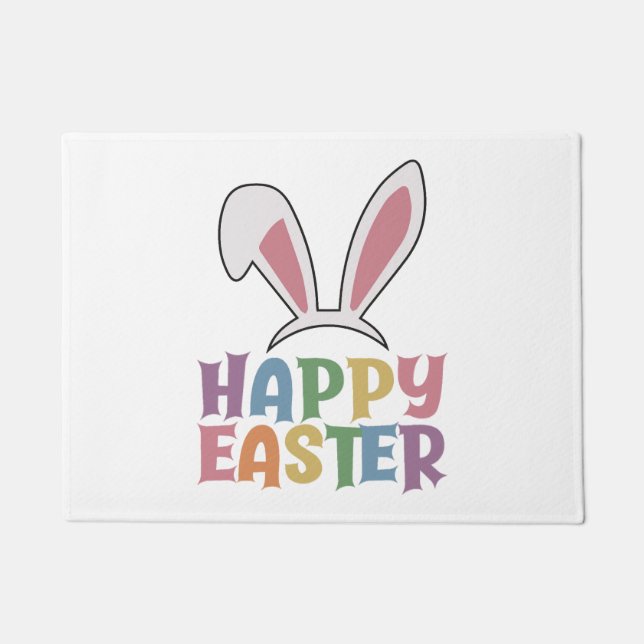 Happy Oaster Fußmatte (Vorderseite)