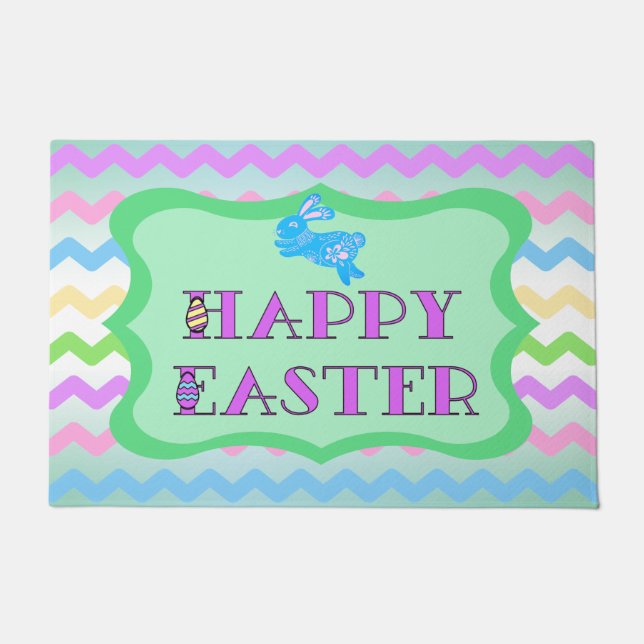 Happy Oaster Fußmatte (Vorderseite)