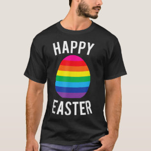 Happy Oaster Gay Pride Regenbogeneis Spaß  T-Shirt