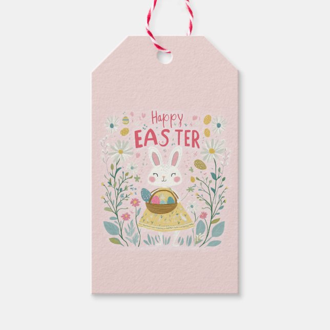 "Happy Oaster" Geschenkanhänger (Vorderseite)