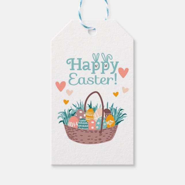 Happy Oaster Geschenkanhänger (Vorderseite)