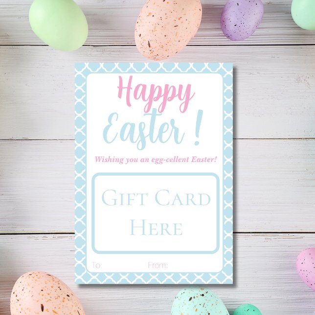 Happy Oaster Geschenkkartenhalter Feiertagskarte (Happy Easter gift card holder)