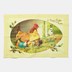 Happy Oaster Geschirrtuch