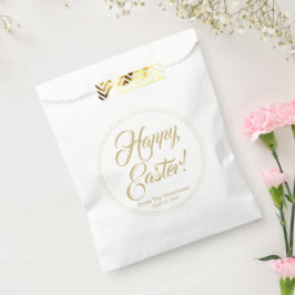 Happy Oaster goldene Herzen grenzen benutzerdefini Geschenktütchen