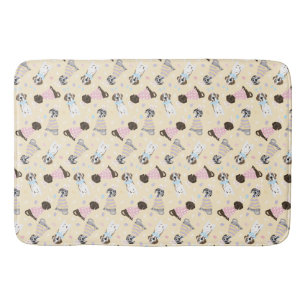 Happy Oaster Great Dane Hunde Badematte
