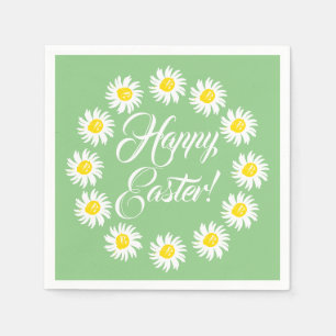 Happy Oaster Green Drehbuch niedlich zaghaft fröhl Serviette