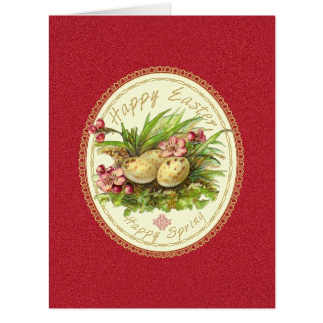 Happy Oaster - Grußkarte (Vorderseite)