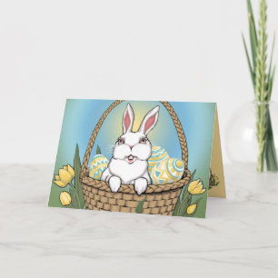 Happy Oaster Grußkarte Custom Bunny Cards Feiertagskarte