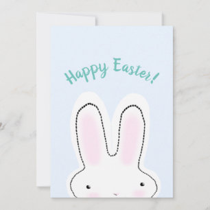 Happy Oaster Happy Spring Blue niedlich Bunny lust Feiertagskarte