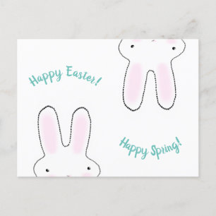 Happy Oaster Happy Spring niedlich lustig Postkarte