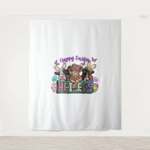 Happy Oaster Heifers Wandteppich