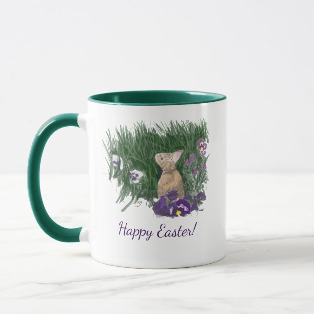 Happy Oaster | Helle Lila Violetten Tasse (Links)