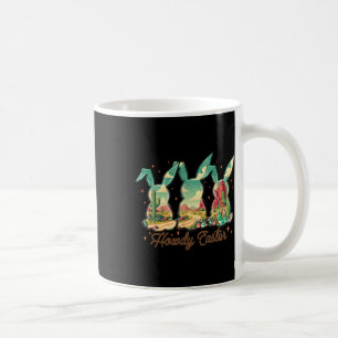 Happy Oaster Howdy Ostereier Bunny Rabbit Cowgirl Kaffeetasse