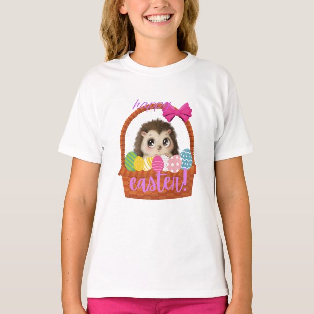 Happy Oaster Igel Shirt (Vorderseite)