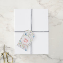 Happy Oaster | INDIVIDUELLE NAME | Floral Geschenkanhänger