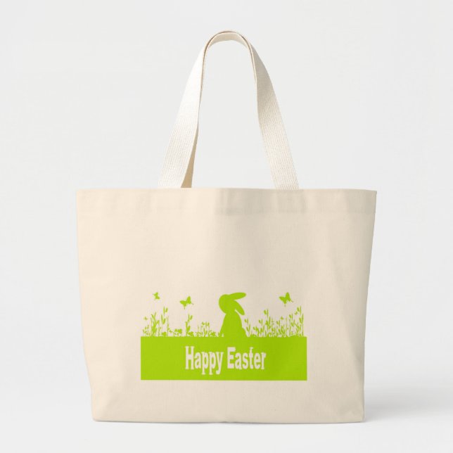 Happy Oaster Jumbo Stoffbeutel (Vorne)