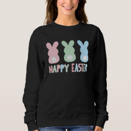 Happy Oaster Kariert Bunny Multicolor Osterhase Sweatshirt