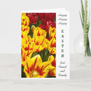 Happy Oaster Karten Beste Freunde und Familie Grüß