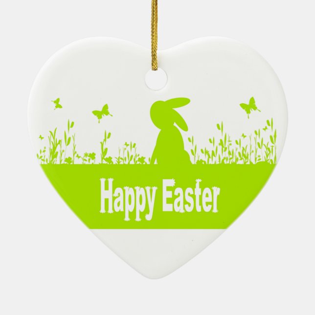 Happy Oaster Keramikornament (Hinten)