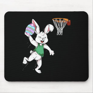 Happy Oaster Kids Boys Bunny Dunk Bysketbyll Easte Mousepad