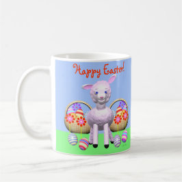 Happy Oaster Lamb and Baskets Kaffeetasse