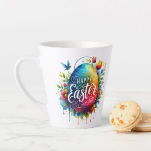 Happy Oaster: Lebhaftes Uferfarbeneier Milchtasse