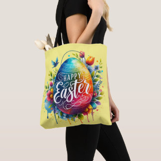 Happy Oaster: Lebhaftes Uferfarbeneier Tasche