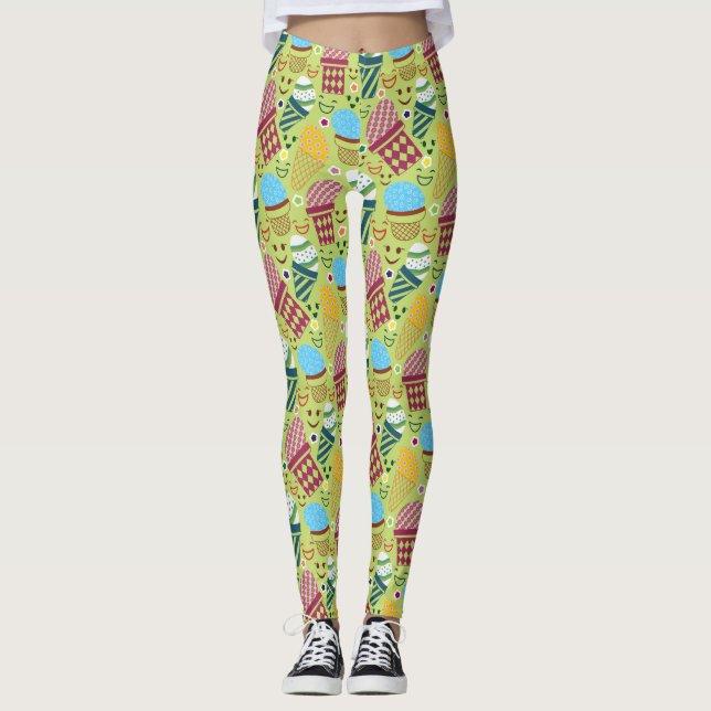 Happy Oaster Leggings (Vorderseite)