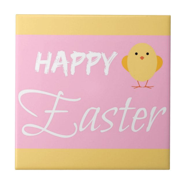Happy Oaster Little Chick Yellow Fliese (Vorderseite)