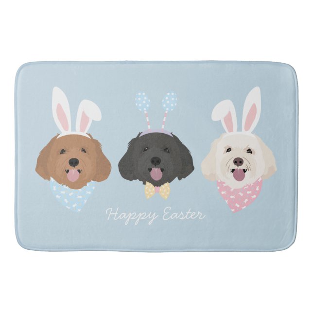 Happy Oaster Maltipoo Hunde Badematte (Vorderseite)