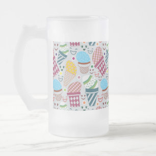 Happy Oaster Mattglas Bierglas