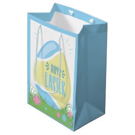Happy Oaster Medium Geschenktasche Mittlere Geschenktüte