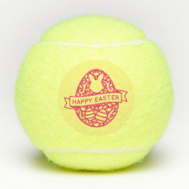 Happy Oaster mit Kaninchen Hasenhoppe Tennisbälle