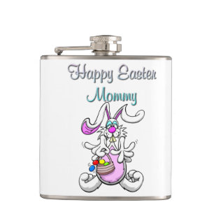 Happy Oaster Mommy Vinyl Wrapped Flask Flachmann