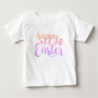 Happy Oaster Multi-farbige Ostereier Typografie