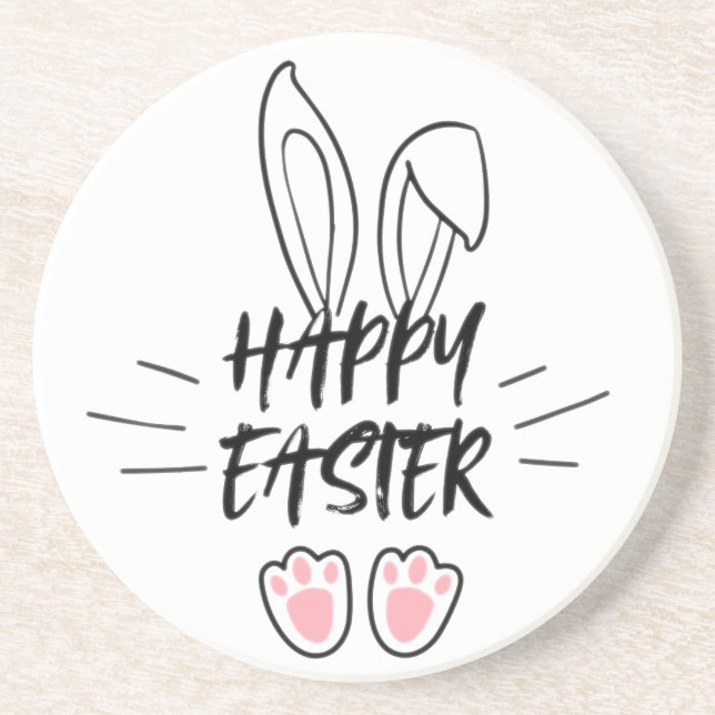 Happy Oaster Muster Getränkeuntersetzer (Vorne)