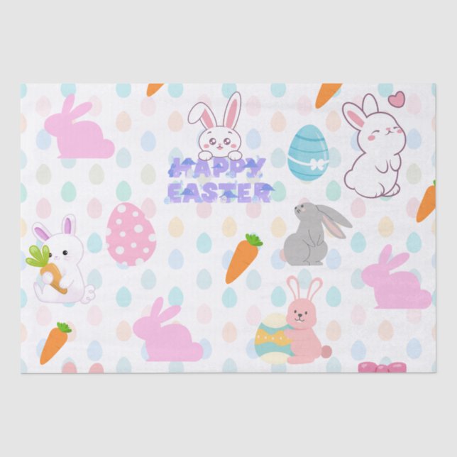 Happy Oaster Muster Seidenpapier (Vorderseite)