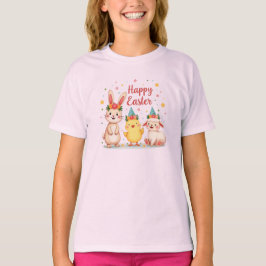 Happy Oaster Niedlich Bunny Chick Lamb T - Shirt