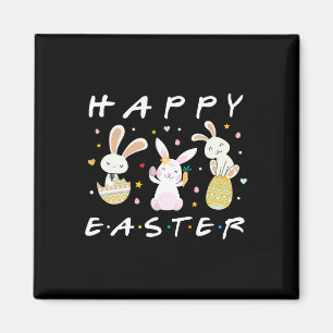 Happy Oaster Niedlich Bunny Family Matching Oster Magnet