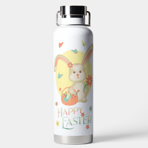 Happy Oaster Niedlich Bunny Gift Personalisiert Trinkflasche