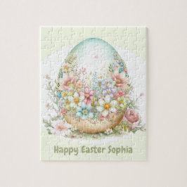 Happy Oaster Niedlich Egg personalisiert Jigsaw Pu