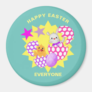 Happy Oaster Niedlich Kids Party Magnet