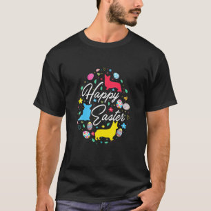 Happy Oaster Niedlich Ostereier Gestalten Spaß T-Shirt