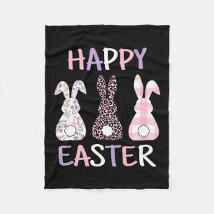 Happy Oaster Niedlich Pink Leopard Karierte Blume Fleecedecke
