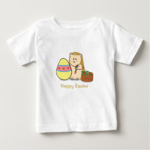 Happy Oaster: Niedlicher Igel, Ei malen Baby T-shirt