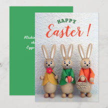 Happy Oaster | Niedlicher kleiner Osterhasen Gruß