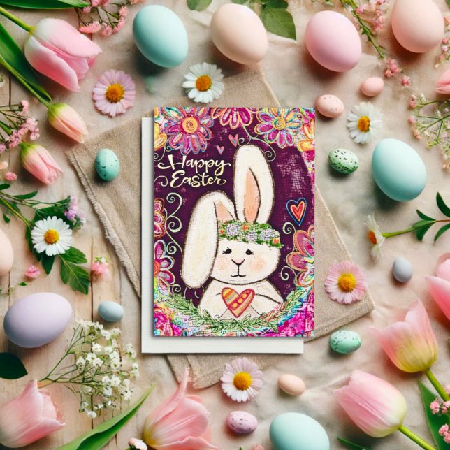 Happy Oaster Niedlicher Spaß Kinder Inspirivity Karte (Von Creator hochgeladen)